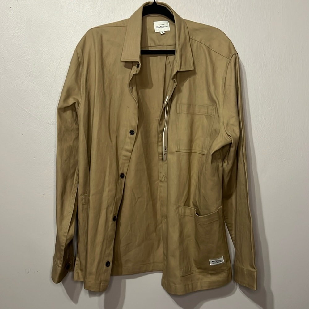XL Khaki Means Button Up Jacket